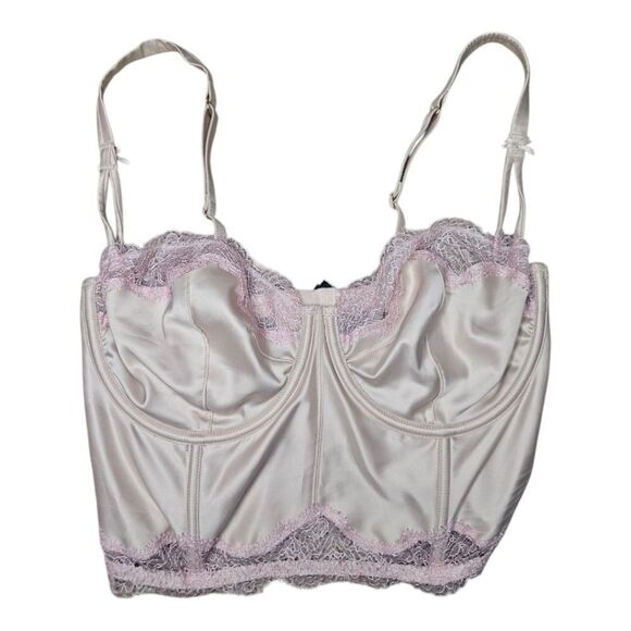 VICTORIA'S SECRET Dream Angels Unlined Long Line Balconette Bra - Size 34DD - Picture 1 of 7